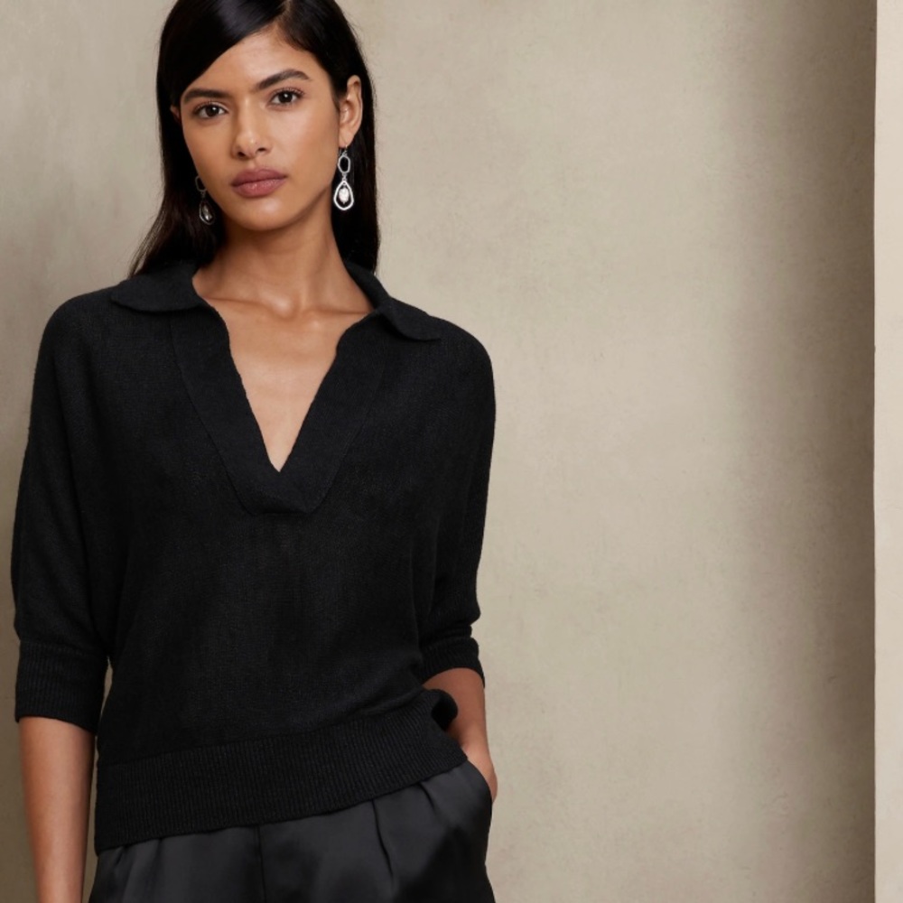 Old $ Aesthetic - Johnny Collar Knit Top